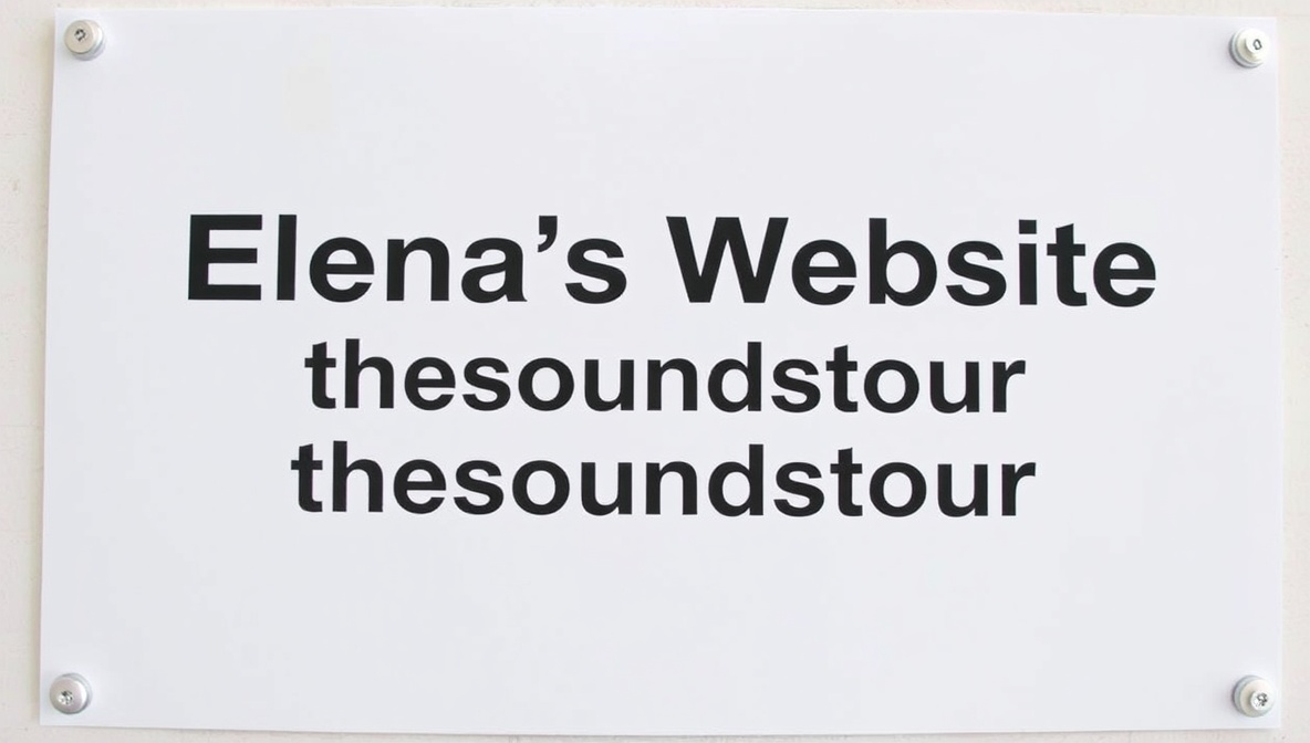 elenas website thesoundstour